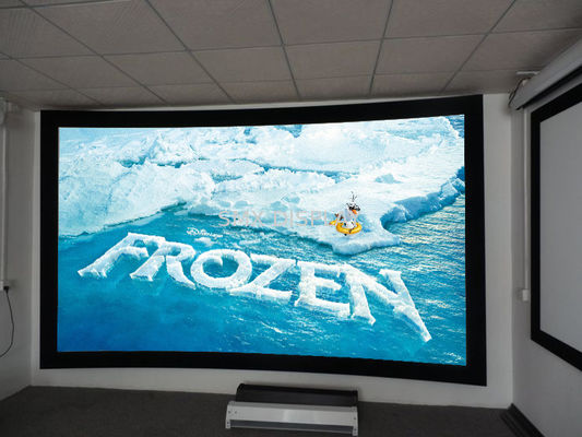 Qualidade A definição alta 200" 250" curvou a tela de projeção para o sistema do simulador do cinema de HD Fábrica