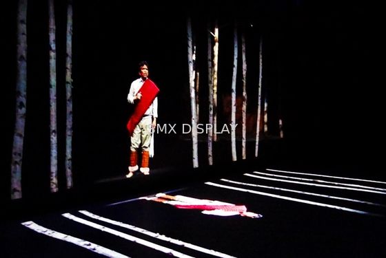 Qualidade O vídeo feito sob encomenda de HD baseou o sistema de projeção 3d holográfico para a apresentação do holograma Fábrica