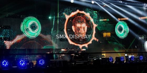 Qualidade mostra da fase do evento de 3D Hologauze Mesh Screen Polyamide Material For Fábrica